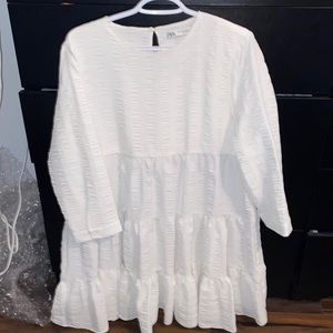 White Zara dress